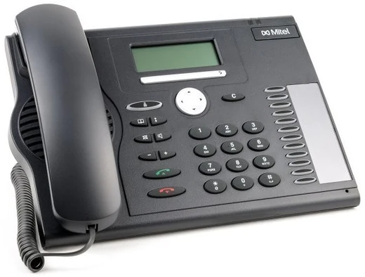 Telefono da ufficio Mitel per postazione di lavoro